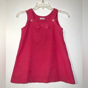 Little English girls pink dress, size 6
